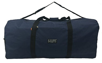 Heavy Duty Cargo Duffel Large Sport Gear Drum Set Equipment Hardware Travel Bag Rooftop Rack Bag - color: Navy, size: 36" x 17" x 17"