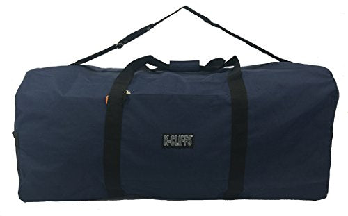 Heavy Duty Cargo Duffel Large Sport Gear Drum Set Equipment Hardware Travel Bag Rooftop Rack Bag - color: Navy, size: 42" x 20" x 20"