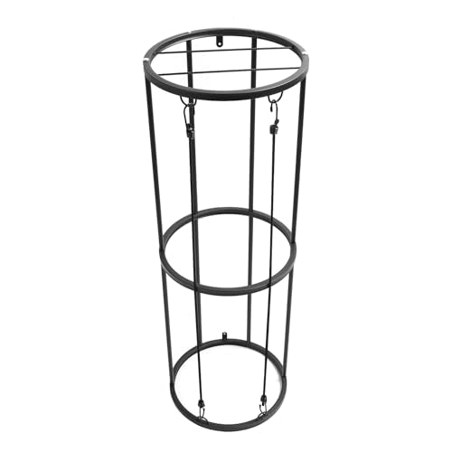 Garage Ball Storage Vertical Ball Rack for Soccer Volleyball Football Basketball Ball Cage Organizer for Kids Room Garage Home 2 Layer