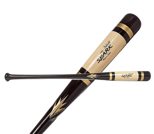 Spark Fungo Baseball & Softball Bat Training Wood Bat for Coaches [Made in Japan] - style: Fungo -Short- 30"