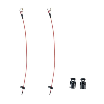 Pickleball Ball String Cable Chord, Accessories for Pickleball Storage, Suitable for Garage Wall or Bags, 5 Official Balls fit on one Cable, Set of 2