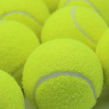 Durable High Elastic Tennis Balls Advanced Training Balls Thickened Balls with Mesh Bag for Transport Beginner Exercise Ball