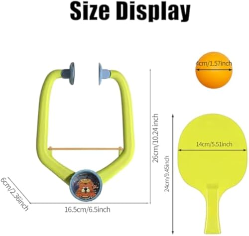 Door Pong Game for Kids, Door Ping Pong Game Over The Door, 2026 Hanging Table Tennis Trainer Portable Set, Adjustable Hanging Table Tennis Trainer, Trainer 6 Balls,Racket