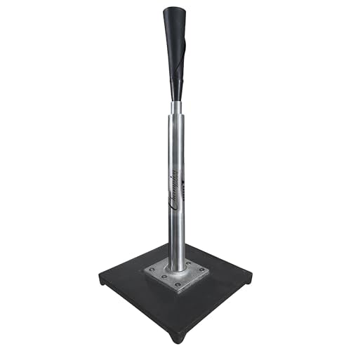 Champion Pro Series Adjustable Batting Tee – Durable, Easy Setup Hitting Trainer for Baseball & Softball - style: PRO Adjustable (23"-43")