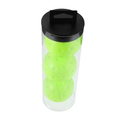 Mikinona Silent Noise-reducing Pickleball Balls Soft PU Foaming Practice for Indoor Outdoor Quiet Training with Consistent Bounce and Reusable Design