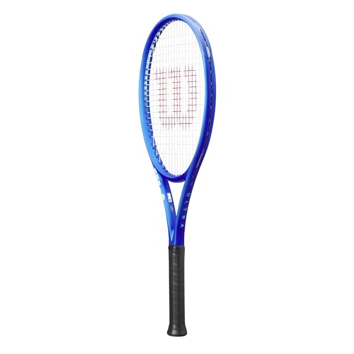 Wilson Ultra 100UL V5 Adult Performance Tennis Rackets - Strung with Sensation 16 Natural at Mid Range Tension - size: Grip Size 3: 4 3/8"