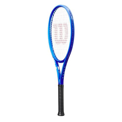 Wilson Ultra 100UL V5 Adult Performance Tennis Rackets - Strung with Sensation 16 Natural at Mid Range Tension - size: Grip Size 3: 4 3/8"