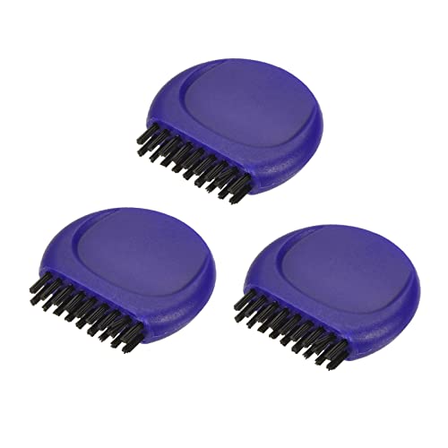 MECCANIXITY Mini Golf Club Brush Pocket Dust Groove Cleaner - color: Blue