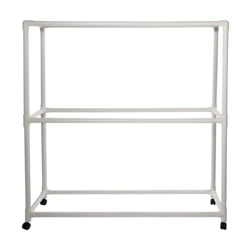 Champion Sports Ball Storage Cart, White, 62 InchL X 18.5 Inch W X 67 InchH - style: Ball Storage Cart (62"L x 18.5"W x 67"H)