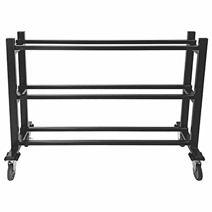 Champion Sports Deluxe Heavy Duty Basketball Storage Cart with Locking Swivel Caster Wheels (Black) - size: Heavy Duty (15 Ball Capacity)