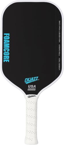 Pickleball Paddle – Carbon Fiber Pickleball Paddle – 100% Foam Core Performance Paddle - color: Green