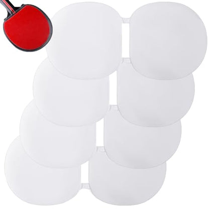 4 Pack Ping Pong Paddles Protector Film Transparent Non-Sticky Table Tennis Rackets Rubber Protective Film for Table Tennis Racket Rubber Sponge Care Kit PingPong Paddle Cleaner Cleaning Kit