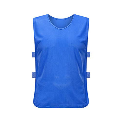 Pinnies Adult Football Jersey, Adjustable Mesh Soccer Jersey - color: Navy Blue, size: Medium