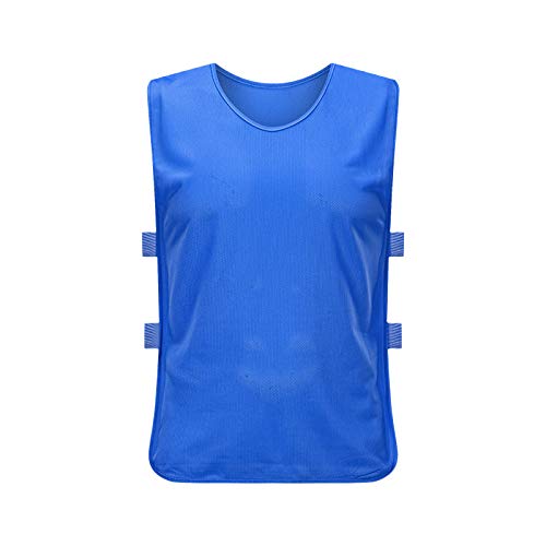 Pinnies Adult Football Jersey, Adjustable Mesh Soccer Jersey - color: Navy Blue, size: Large