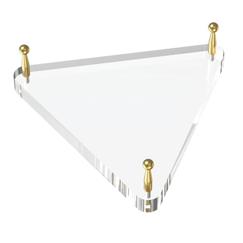 SVENJBB Ball Holder for Basketball, Football, Soccer, Volleyball, Crystals and Rocks, Clear Acrylic Ball Stand with Gold Pegs & Rubber Feet for Displaying Sports Memorabilia, 1 Pack - color: Gold Pegs, size: 1-Pack
