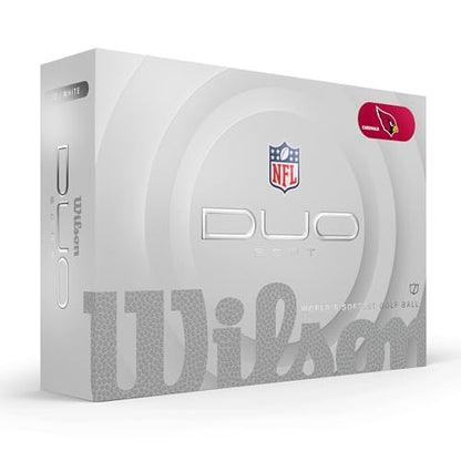 WILSON 2025 Duo Soft NFL Golf Ball - 12 Balls, White, Atlanta Falcons - color: Arizona Cardinals