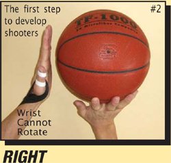 BullsEye & Perfect Jump Shot Strap Basketball Shooting Aids - Shoot the Basketball With Perfect Form - Put Your Arm Into Perfect Shooting Form - Stop Off Hand Interference w/Strap - Products Compl