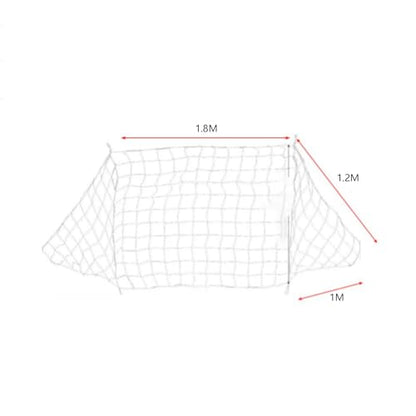 Goal Net, Soccer Equipment Sports Replacement Soccer Goal Post Net Soccer Goal Post, Portable for Sports Match Training - size: 6x4ft