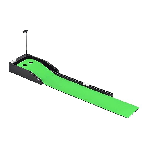 Golf Putting Mat Golf Putting Matt Indoors with Ball Return Convenient Improving Putting Skills Blanket Putting for Amateurs
