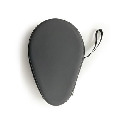 Colorful Table Tennis Racket Cover Ping Pong Paddle Bag Table Tennis Racket Case - color: Black for 2 rackets