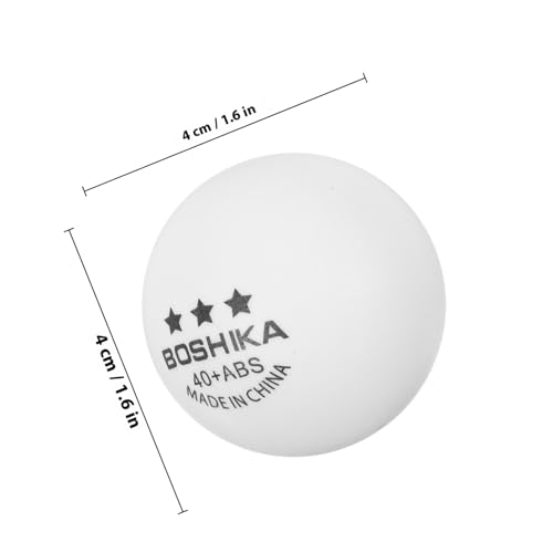10Pcs Premium Table Tennis Balls White Pong Training Balls for Beginners Competitive Play for School