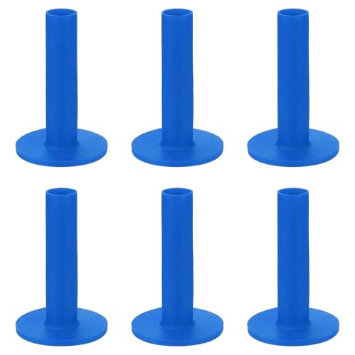 Rubber Golf Practice Tee, Rubber Driving Tee-Fitting for (Indoor/Outdoor/Golf Hitting Mats/Courses/Backyards/Lawns) - color: Blue, size: 3.1 Inch