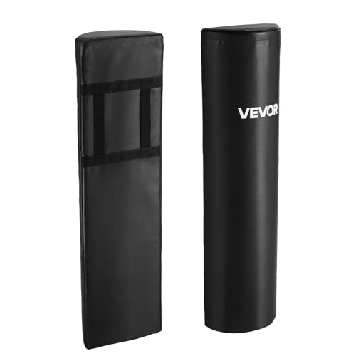 VEVOR PVC Step Over Dummy, High-Density Sponge Blocking Pad Equipment, Heavy Duty Tackle Dummies with Handles, Great for Footwork Drills Sports Training Practice - size: 2PC 42*12inch