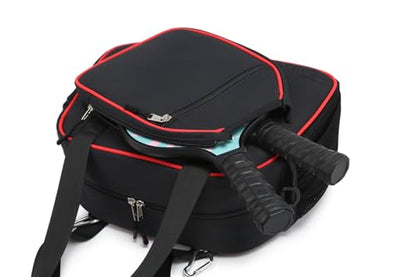 Crossbody Pickleball Bag with Shoes Bag 2PS for Women and Men, Waterproof Pickle Ball Bag Tote Shoulder Bag