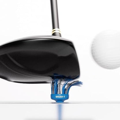 BRUSH-T Premium Plastic Golf Tees, Unbreakable Innovative Design, Consistent Height, Perfect Golf Gift for Men and Women. Golfing Tees, Works with Any Golf Ball - size: Standard