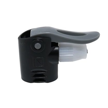 Black Dual Head Bike Pump Adapter Valve Quick Pump Fitting Replacement Nozzle Tire Valve Connector Valve Adapter 2PCS