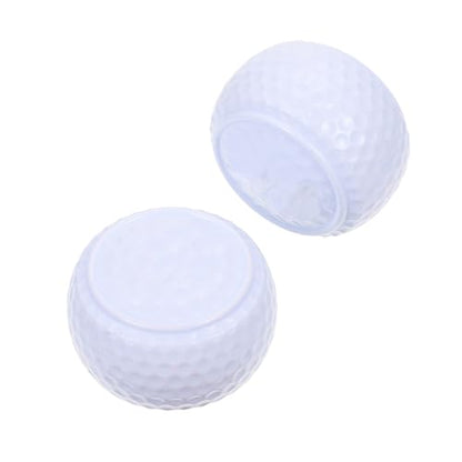 Outanaya Flat Shape Golf Balls for Putting Practice 2 Pack Indoor Outdoor Golf Training Accessories for Skill Improvement