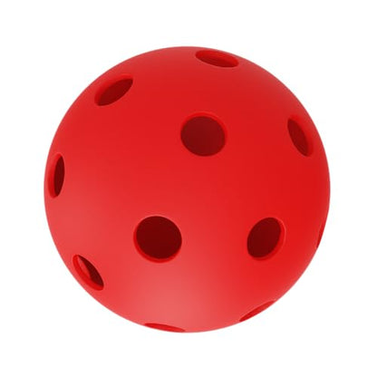 Great Call Athletics | Indoor Pickleballs USA Pickleball Approved Official 26 Hole Balls Sports Tournament Pack Free Mesh Bag - color: Red, style: 12 Pack