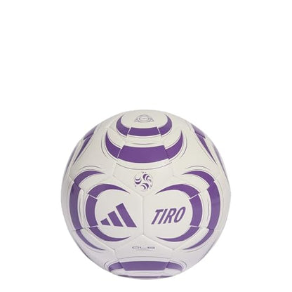 adidas Tiro Soccer Ball - color: White/Active Purple, size: FUTS