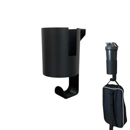 Chainlink Fence Hook To Hold Cup and Sports bag/Gear For Pickleball, Tennis, Basebal, Softball, Soccer, Track and Field and Other Sports Bags and Gear - color: Black