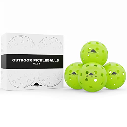 Seamless Outdoor Pickleballs - Pack of 4 - style: 4 Pack