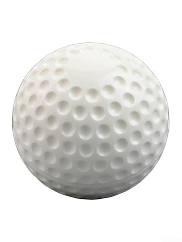 Dimpled Baseball Softball for Pitching Machine Training PU Material Ball 9 Inch 12 Inch Available Training Equipment for Daily Hitting Practice Lightweight