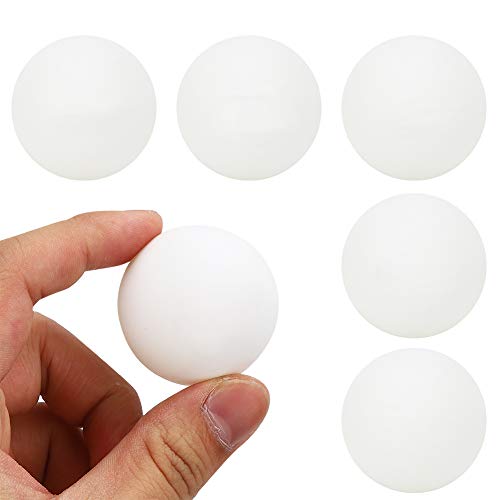 Table Tennis Balls, Long Time Use Pingpong Balls, for Beginner Training (6 White Plastic Buckets)