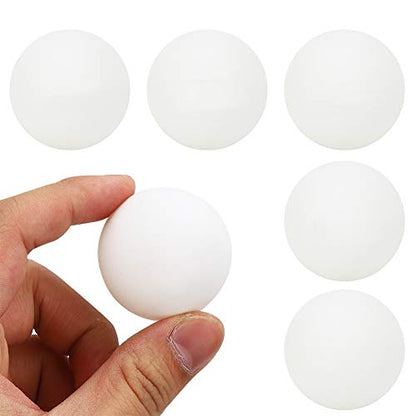 Table Tennis Balls, Long Time Use Pingpong Balls, for Beginner Training (6 White Plastic Buckets)
