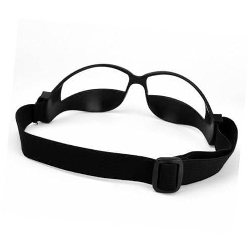 Basketball Anti-Low Head Training Glasses Sports Eyewear for Ball Handling Comfortable Soft Design for Youth Adults Black