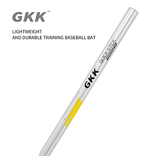 GKK Baseball Softball Bat Series Baseball Hitting Swing Trainer Aluminium Fungo Bat Batting Practice Bat for Youth Adult Kids Baseball Training Equipment - color: Baseball bats 30in/12oz silver