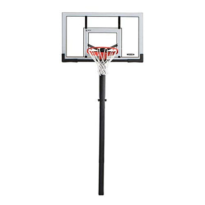 Lifetime Adjustable In-Ground Basketball Hoop, Power Lift Height Adjustment 7.5-10 Ft, 54-Inch Acrylic Backboard, Slam-It Pro Rim, Steel-Framed, All-Weather Net