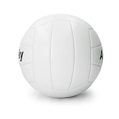 Aoneky Official Size 5 Soft Volleyball - Premium PVC Training Ball for Indoor & Outdoor (Air Pump Included) - style: Single Deflated Ball