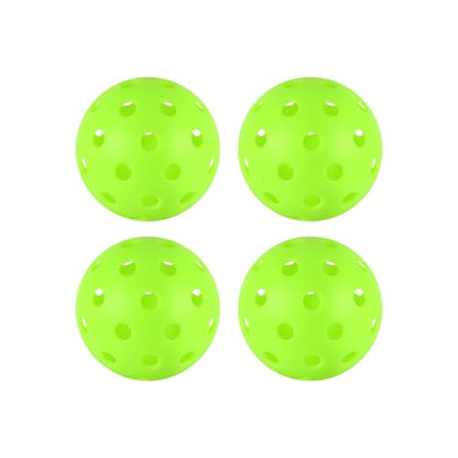 4/6/12/20/50/100 pcs Pickleball Balls,40 Hole Outdoor Pickleball Balls,8mm Precision Drilled-Spaced Pickle Ball Set-Profession Plastic Ball for Pickleballs Paddles and Indoor Floor Sport Court