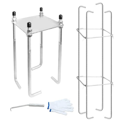 Basketball Hoop Anchor Kit, JUKFITA Ground Anchor for Hoop Reinforcement & Easy Installation