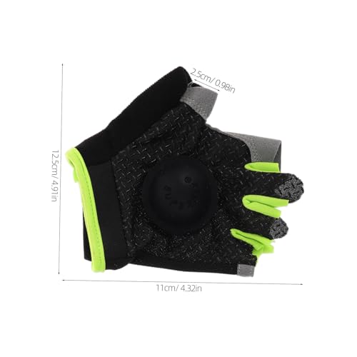 GARVALON Basketball Dribble Gloves with Padded Palm, Finger Training Basketball Hand Grip Equipment for Youth Coaching and Skill Development