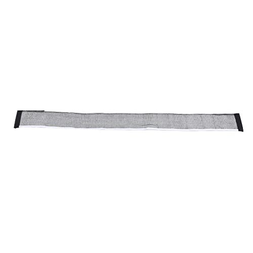 Professional Portable Table Tennis Net with Adjustable Clamp Post Set, Screw Fixation for Indoor Outdoor Play, Nylon Net with Stable 2.2in Clamping Range
