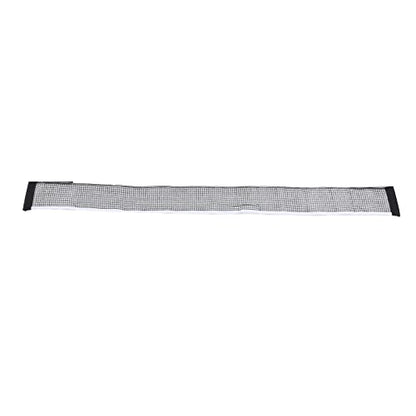Professional Portable Table Tennis Net with Adjustable Clamp Post Set, Screw Fixation for Indoor Outdoor Play, Nylon Net with Stable 2.2in Clamping Range