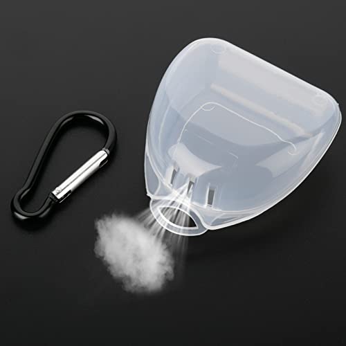 Cosmos 2 Pcs Sport Mouth Guard Case Mouth Guard Storage Box, Snap Lock Closure with Vent Holes and Carry Clips for Football Boxing Wrestling BBJ Hockey Outdoor Sports