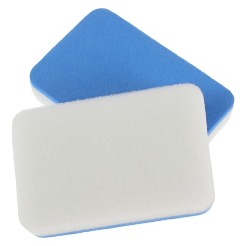 KOMBIUDA 2pcs Table Tennis Paddle Cleaner Kit Portable Racket Cleaning Sponge with Soft Bristles for Dirt Removal Essential Paddle Supplies Go Maintenance