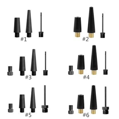 Ball Pump Needle,Air Pumps Needle,Inflation Needle Nozzles for Basketball Football Volleyball,3/4Pcs Set